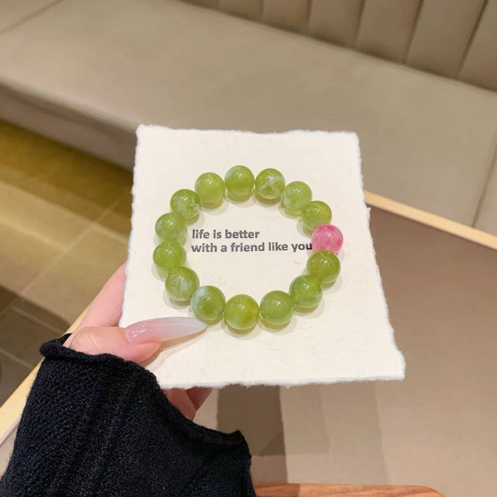 Xiuyu Qingti Milk Cap Crystal Bracelet Design Wholesale Crystal Bracelets Xiu Jade Natural Crystal Bracelet Bestseller