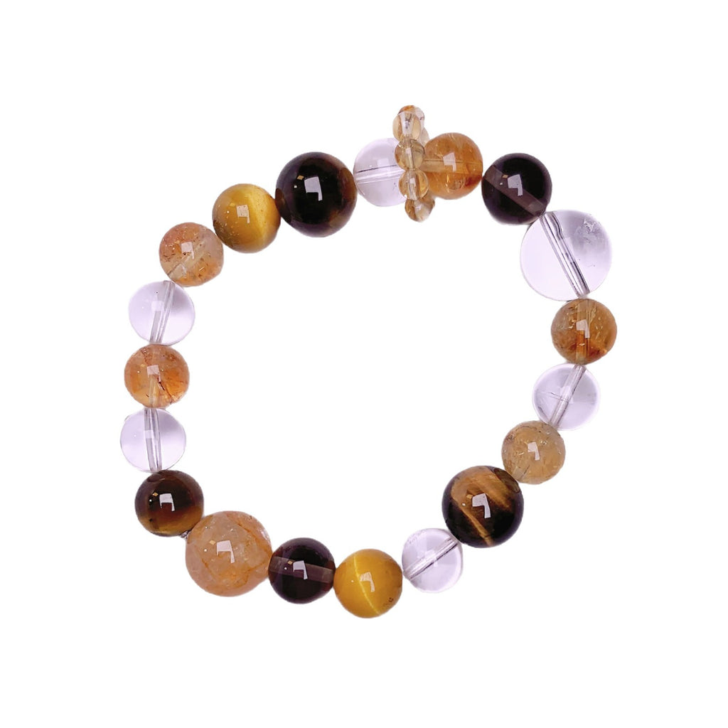 Original New Yellow Tiger Eye Bracelet Elegant and Versatile Bracelet Original Design Yellow Tiger Eye Crystal Bracelet