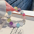 Natural White Crystal Loose Bead Single Bead diy Beaded Bracelet Multi-Gemstone Beads Handmade Accessories Bracelet Crystal Bracelet