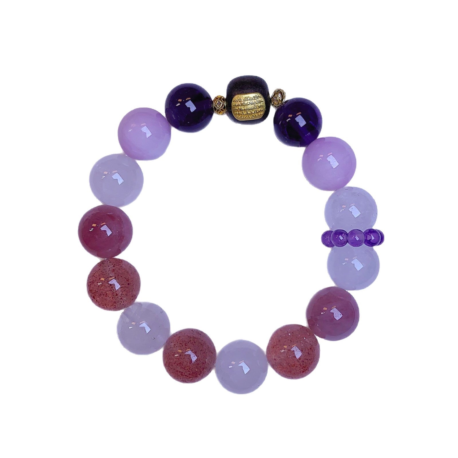 Natural Strawberry Crystal Bracelet Fashion Design Bracelet TikTok Live Supply Hot-Selling Bracelet Wholesale