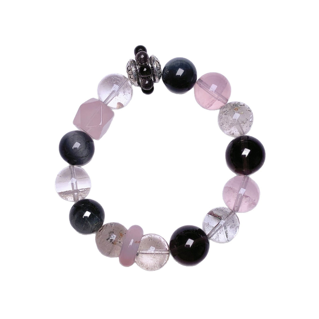 Duobao Bracelet Dopamine Rainbow Color Bracelet Light Luxury Exquisite Macaron Color Bracelet Women's Accessories Crystal Bracelet Chain