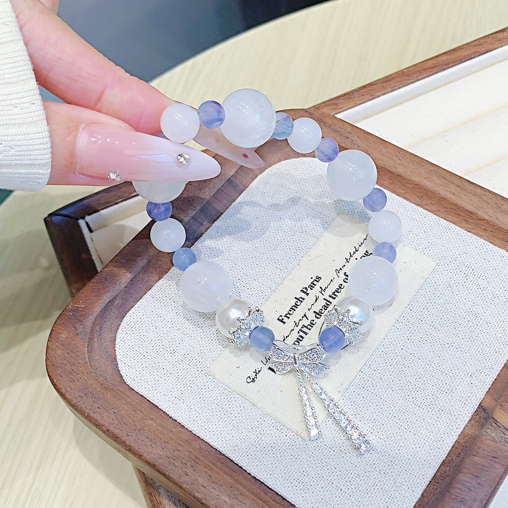 White Phantom Crystal Bracelet String Crystal Bracelet diy Natural Crystal Bracelet Hot-Selling Accessories  Crystal Bracelet