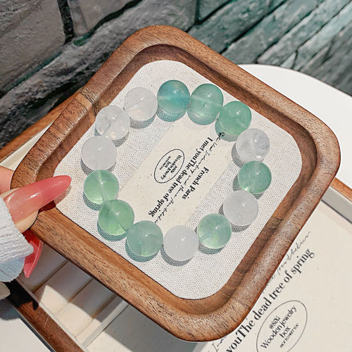 Manufacturer wholesale fashion new handmade crystal bracelets Natural Crystal Combined Bracelet White Ghost Bracelet