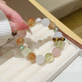 Natural Multi-Gemstone Crystal Bracelet Natural Crystal Bracelet Jewelry White Ghost Bracelet Fashion Original Design