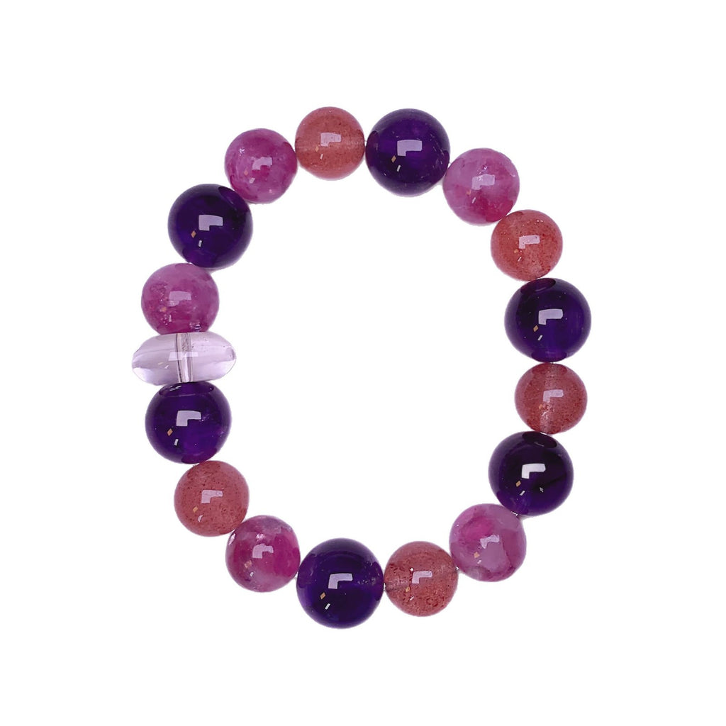 Natural Crystal Bracelet Jewelry Hot-selling Jewelry Natural Crystal Bracelet diy Artificial Bracelet Strawberry Crystal Bracelet