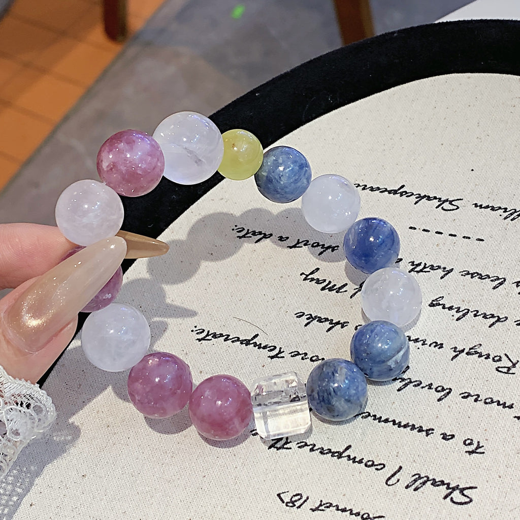 Duobao Crystal Bracelet Autumn High-End New Jewelry Bracelet Original Design Purple Emerald Crystal Bracelet