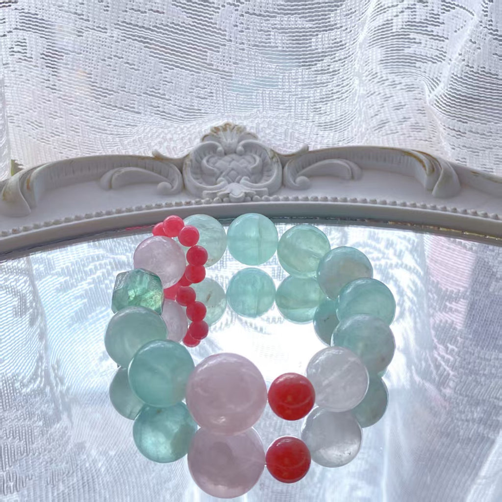 Cherry Blossoms Falling on the Blue Sea-Summer Iced Orange Soda