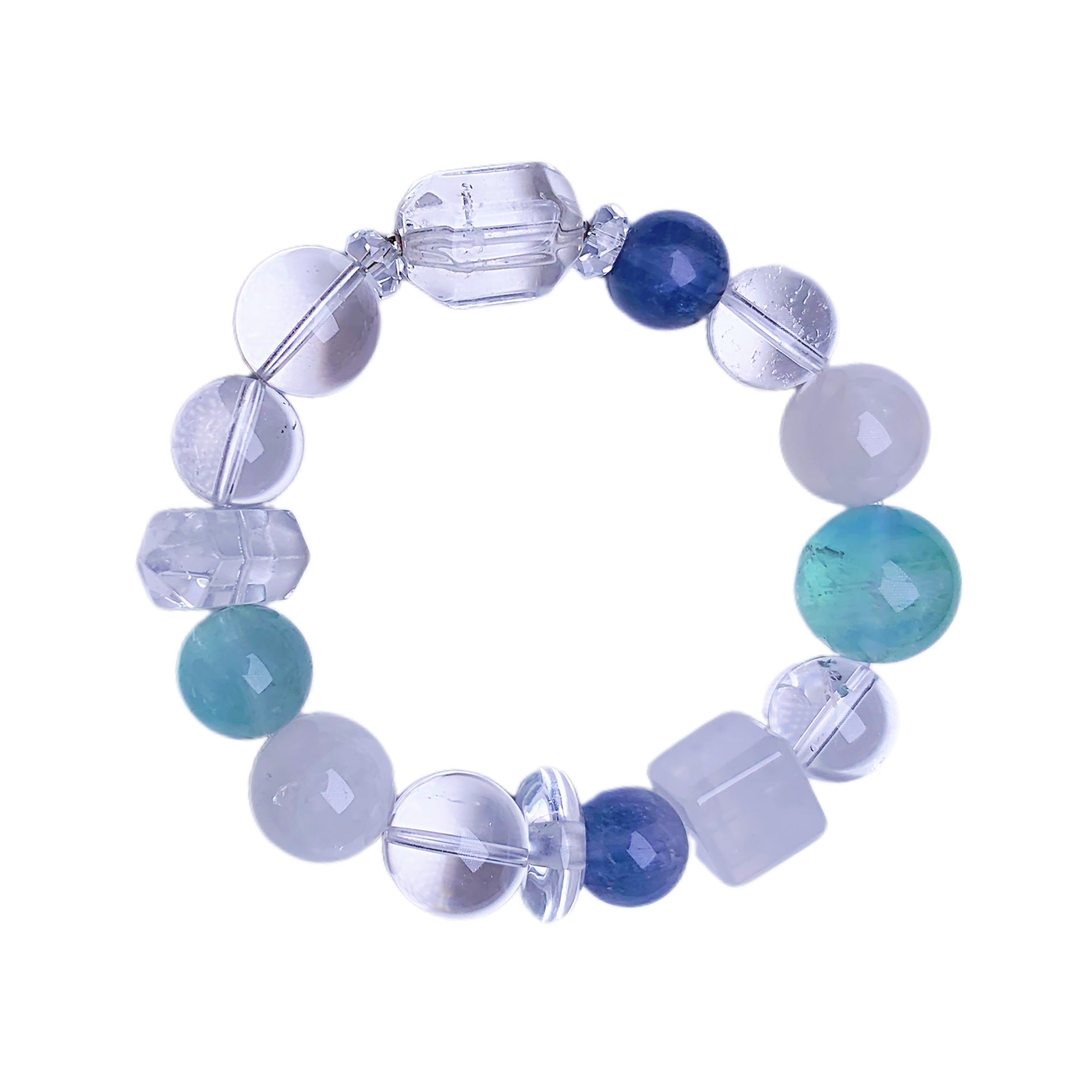 Original White Crystal Bracelet Crystal Bracelet diy Natural Crystal Bracelet Hot-Selling Jewelry Bracelet Light Luxury High-end