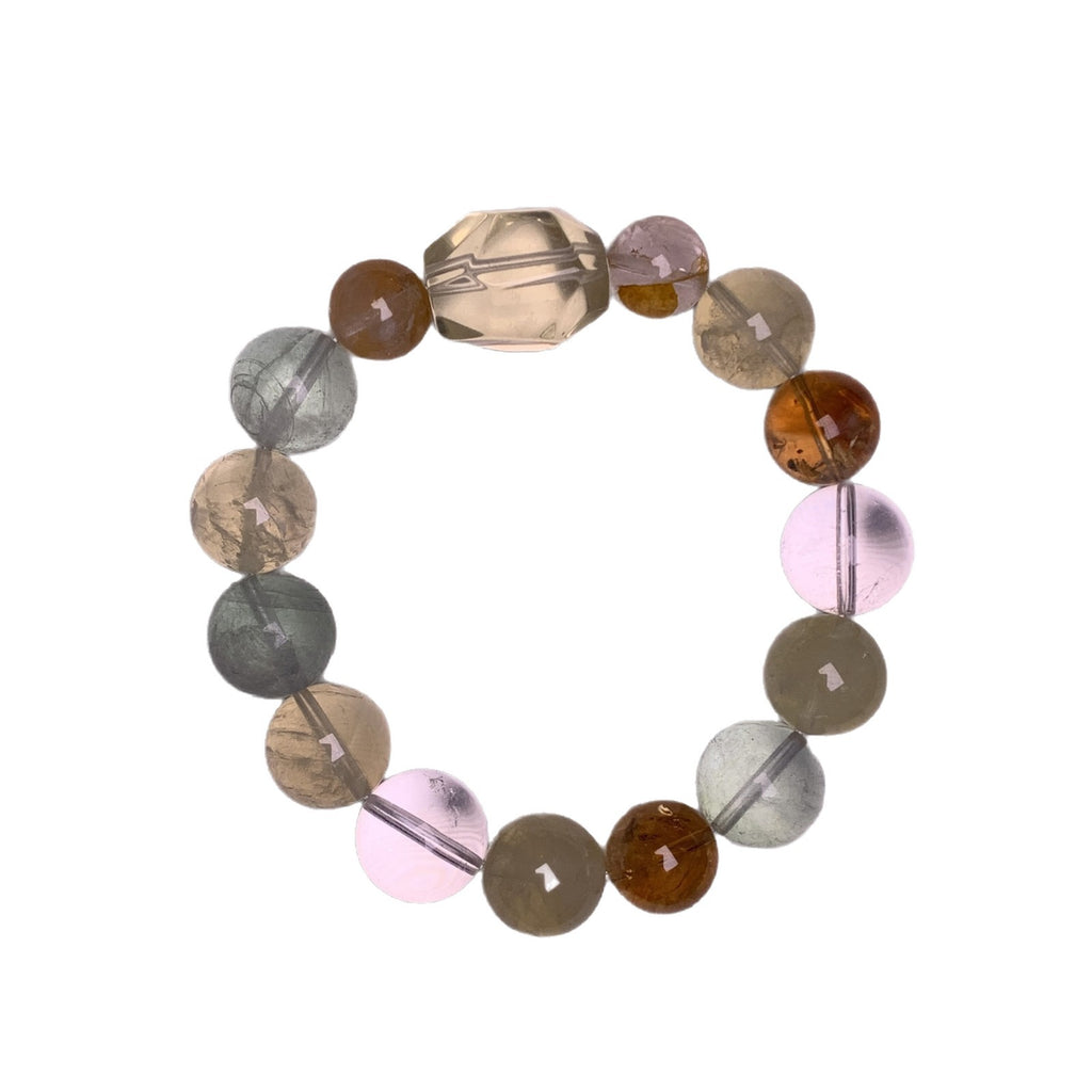 Natural Crystal Bracelet Jewelry Wholesale Original Design Crystal Bracelet with a Sense of Sophistication Lemon Crystal Bracelet Crystal