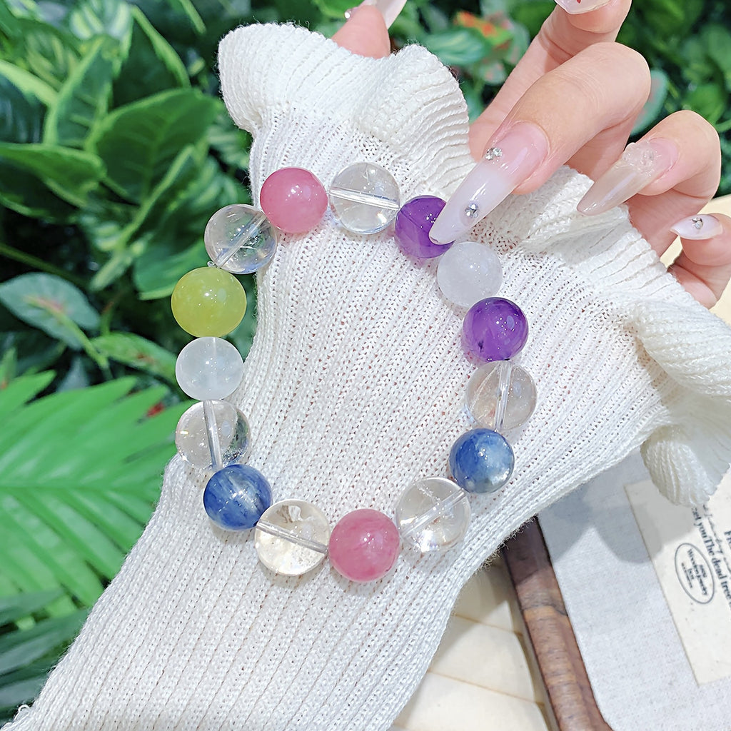 Amethyst Jewelry Bracelet Matching Bracelet Wholesale Factory Hot Selling Natural Crystal diy Crystal Chain Buddha Beads