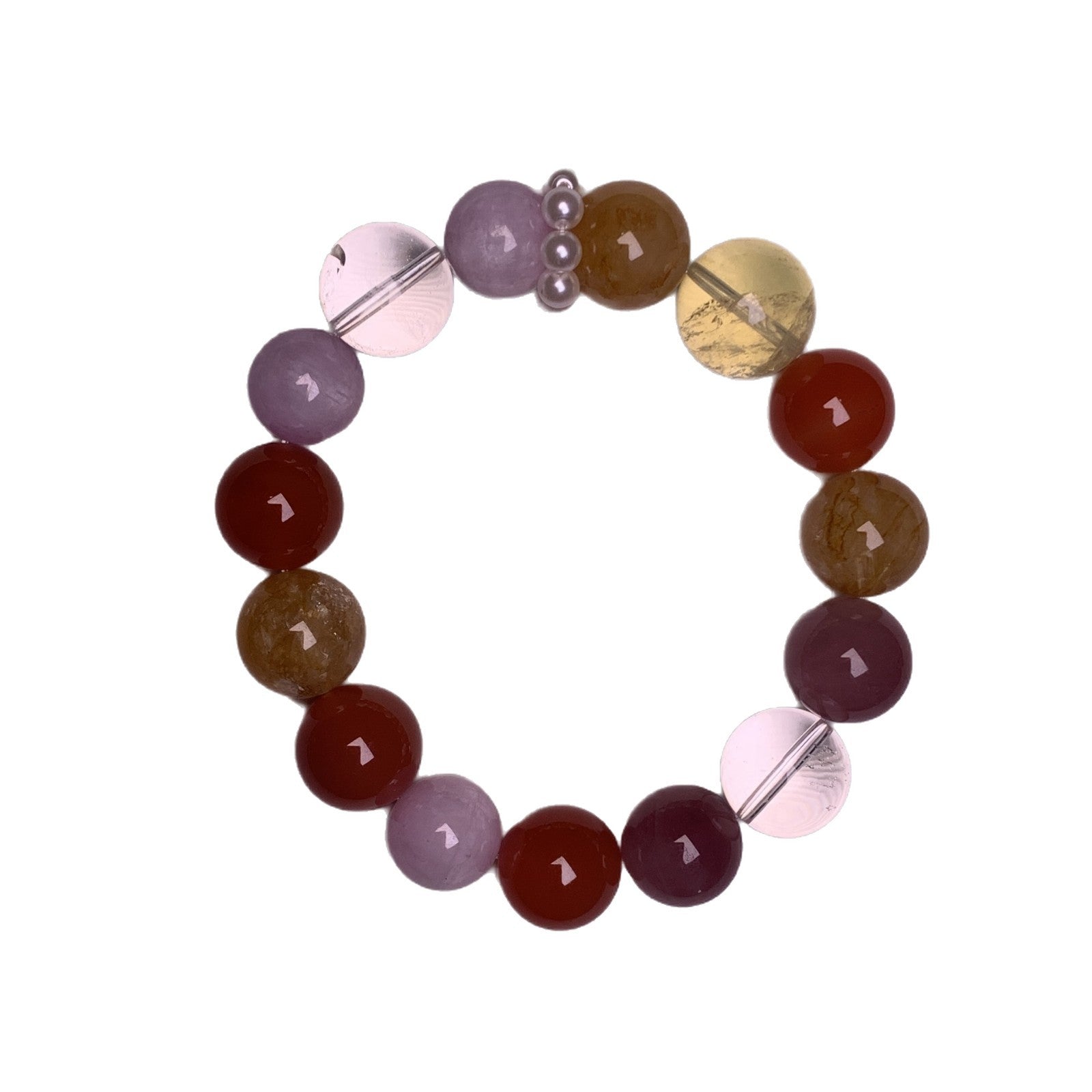 Natural Crystal Bracelet Jewelry Cross-border New Jewelry Bracelet Multi-gem Bracelet Red Agate Crystal Bracelet