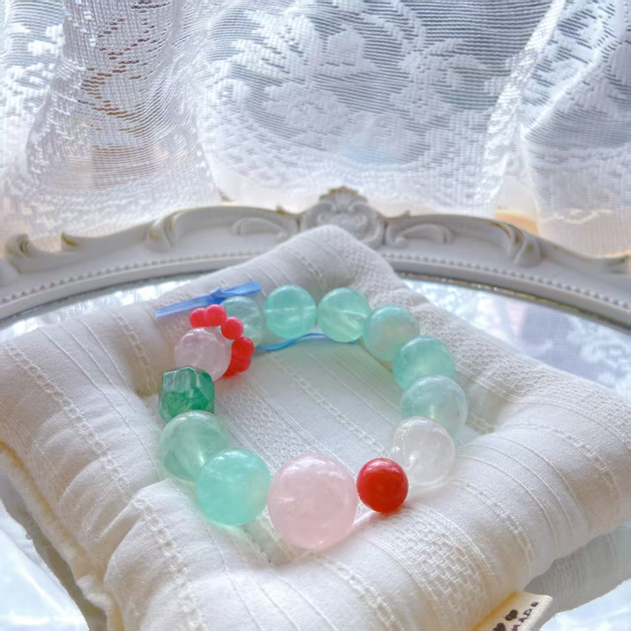 Cherry Blossoms Falling on the Blue Sea-Summer Iced Orange Soda