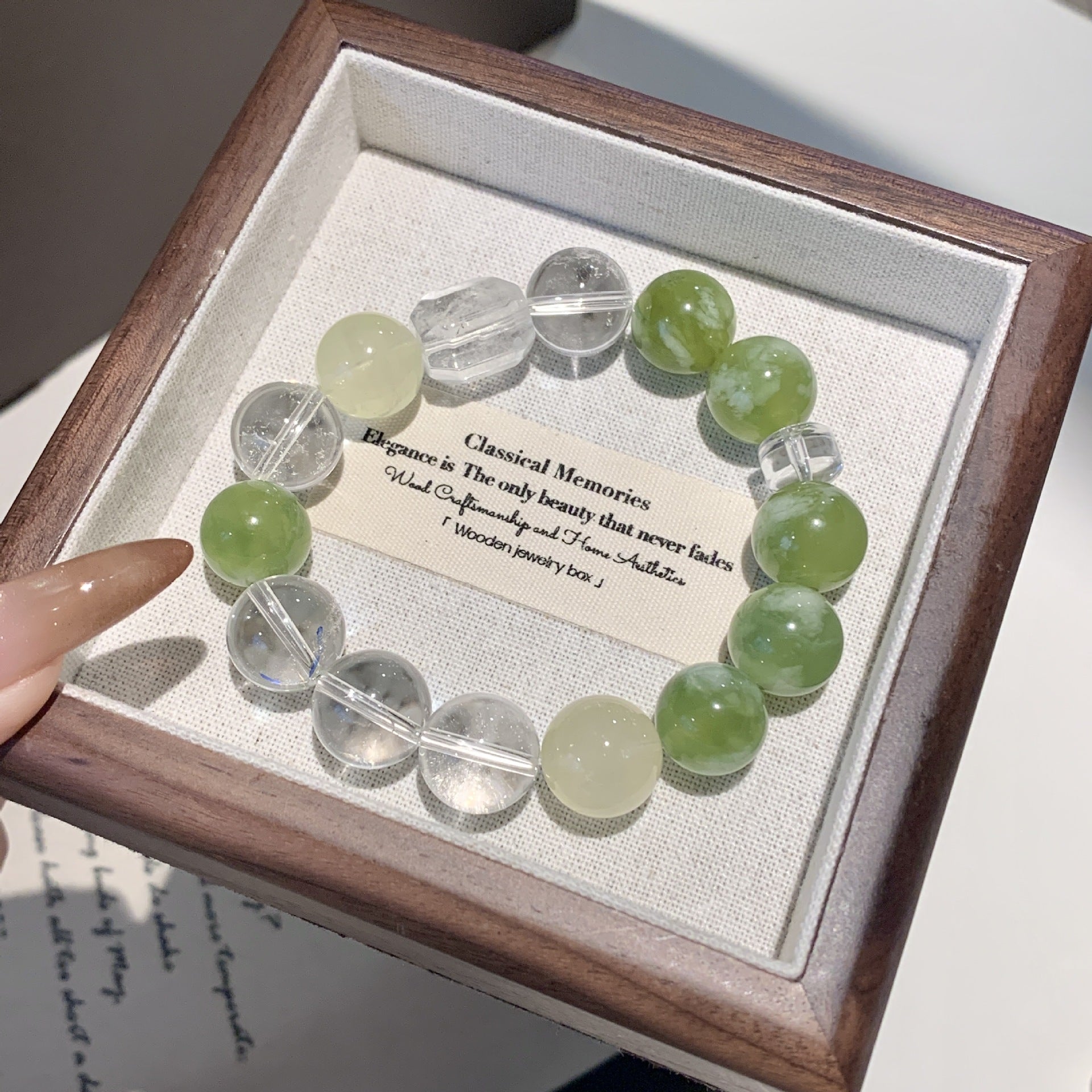 Natural Crystal Bracelet Cross-border Hot-Selling Jewelry Original Design New Bracelet Xiuyu Natural Crystal Bracelet