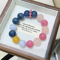 Natural Crystal Multi-Gem Bracelet Kyanite Pink Crystal White Ghost Original Design Bracelet Manufacturer Wholesale Bracelets